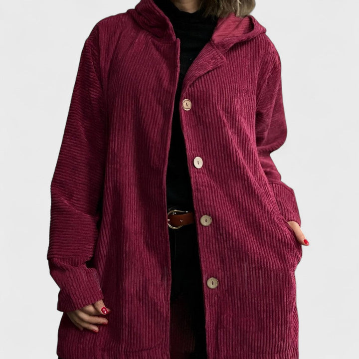 Cordia - Corduroy Hooded Jacket