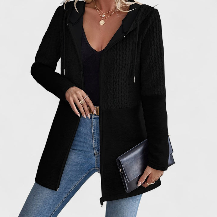 Valentino - Elegant Gray Hoodie Cardigan for Women