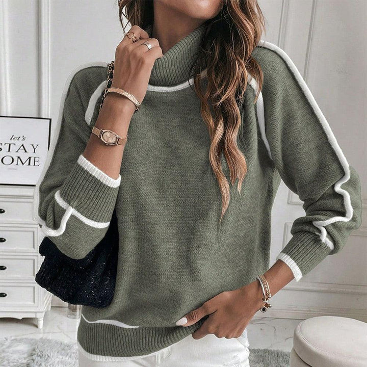 Avalon - Olive Green Cotton Sweater
