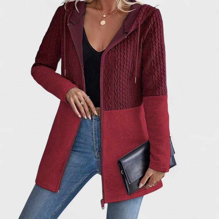 Valentino - Elegant Gray Hoodie Cardigan for Women