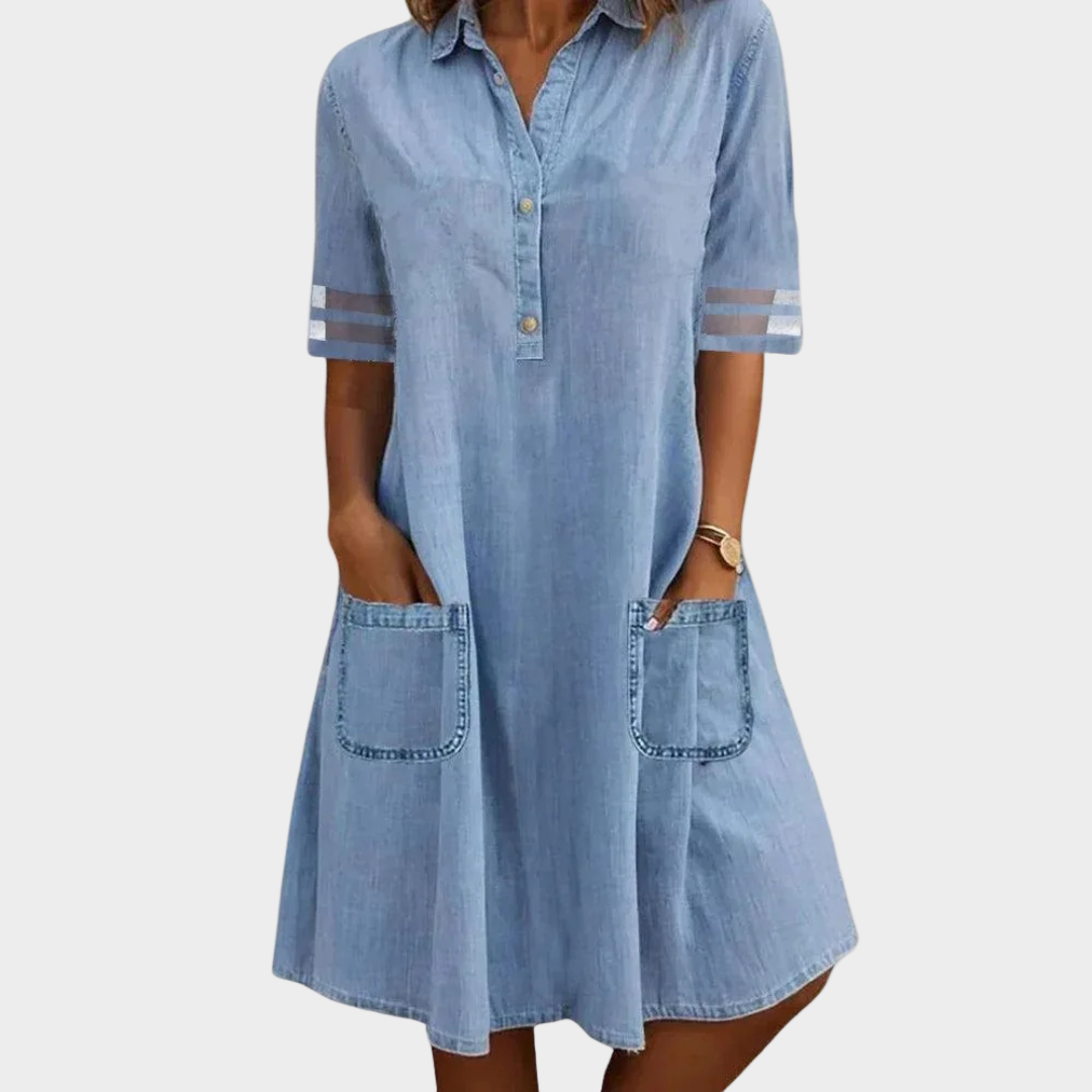 Let and airy denim dress