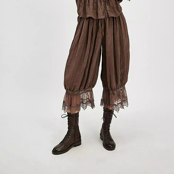 Boho Pants with Lace