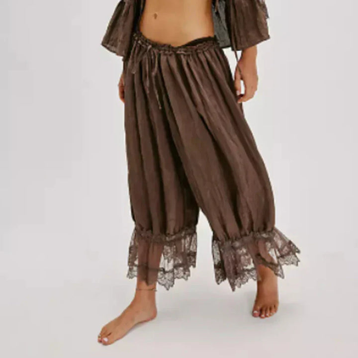 Boho Pants with Lace