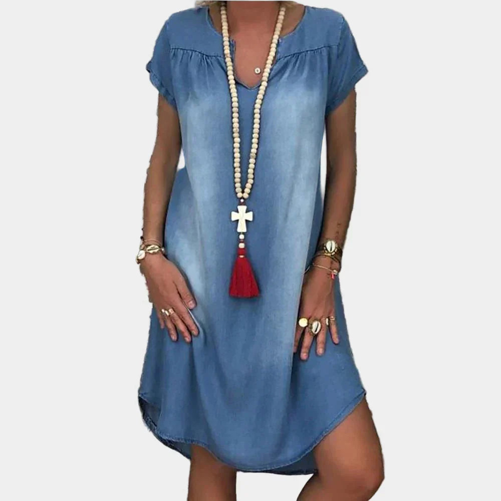 Relaxed Denim Summer Dress