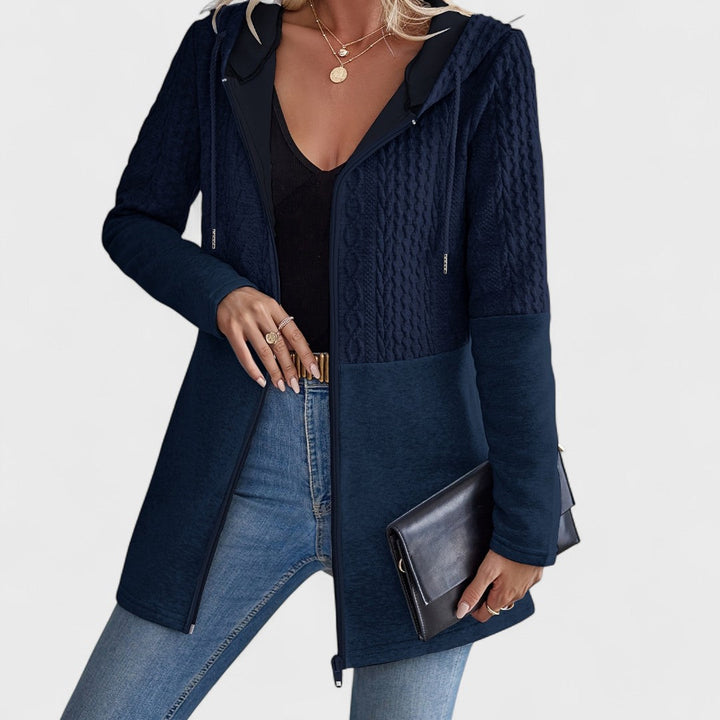 Valentino - Elegant Gray Hoodie Cardigan for Women