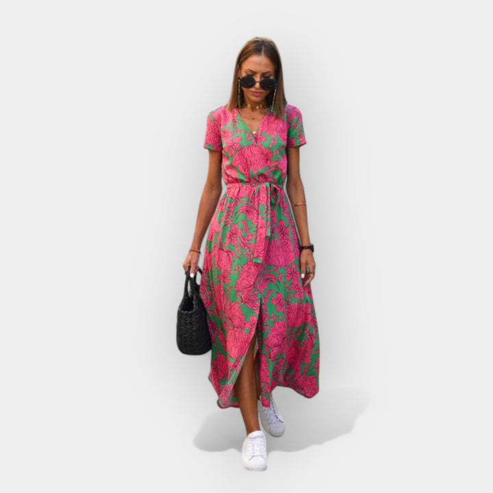 Dress with Comfortable, Fitted Design