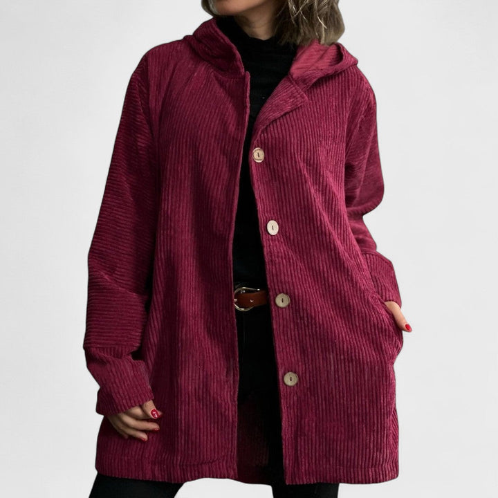 Cordia - Corduroy Hooded Jacket