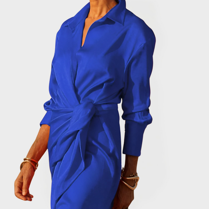 Lang Dress for Official Occasions with Bow