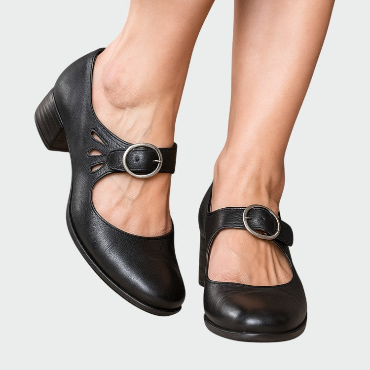 Alma – Classic Mary Jane Shoes with Buckle