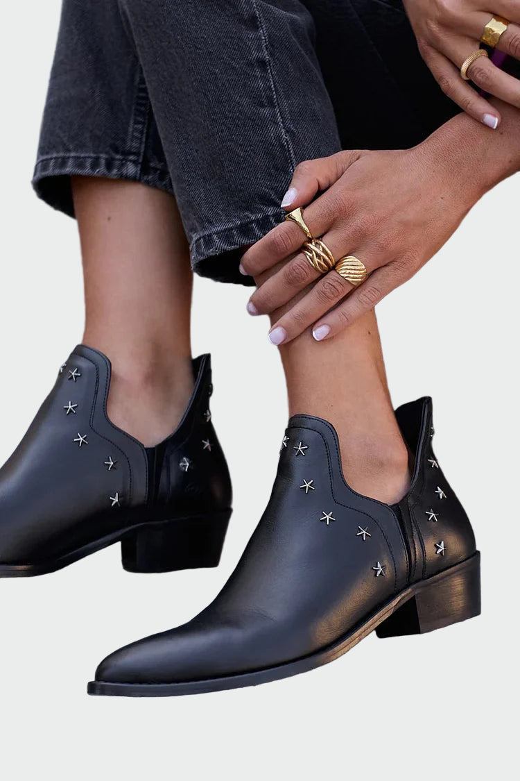 Boots with Star Details