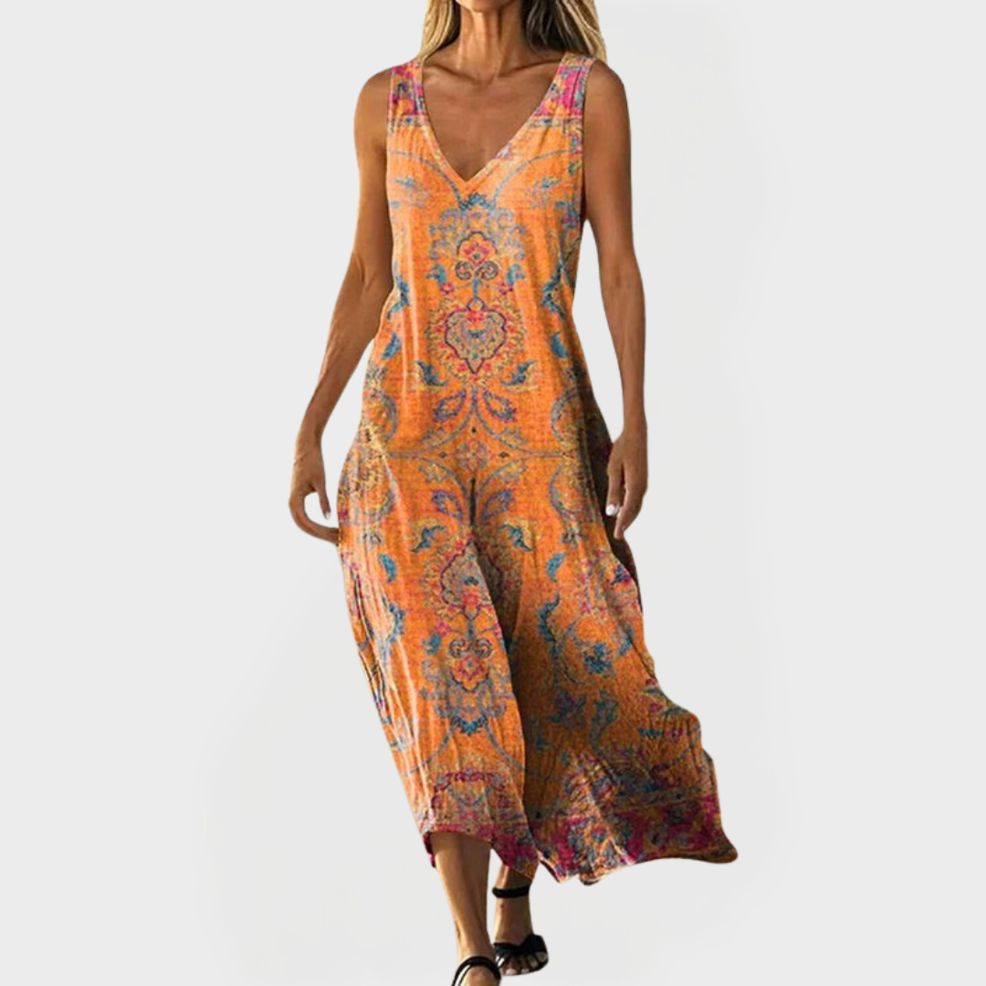 Vintage Dress with National Design