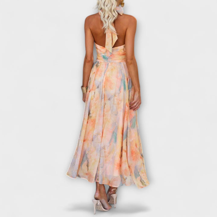 Maxi Dress with Watercolor