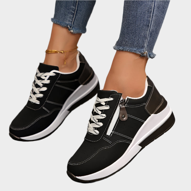 Orthopedic Shoes with Zipper and Thick Sole