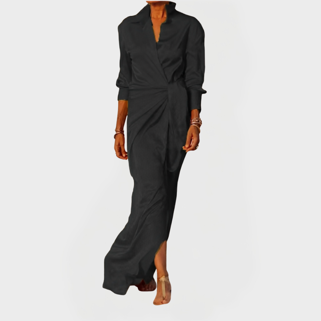 Lang Dress for Official Occasions with Bow