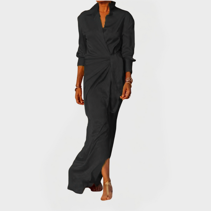 Lang Dress for Official Occasions with Bow