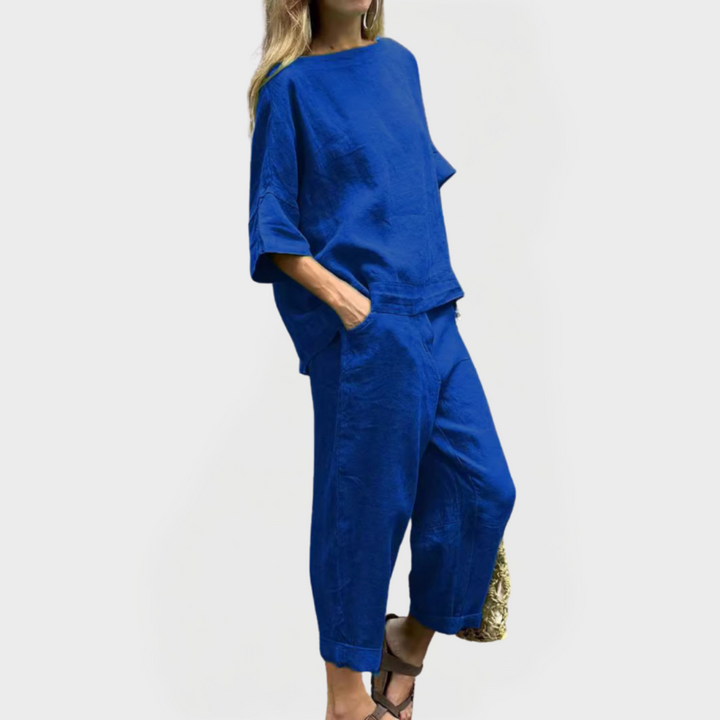 Set Dress with Natural Patterns