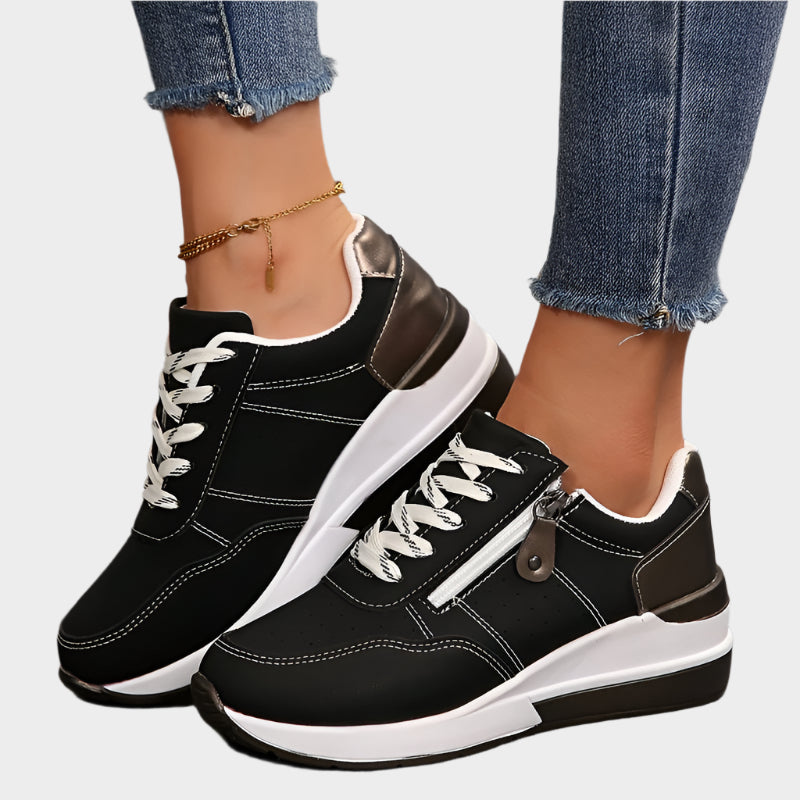 Orthopedic Shoes with Zipper and Thick Sole