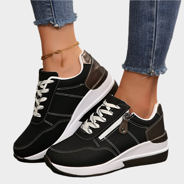 Orthopedic Shoes with Zipper and Thick Sole