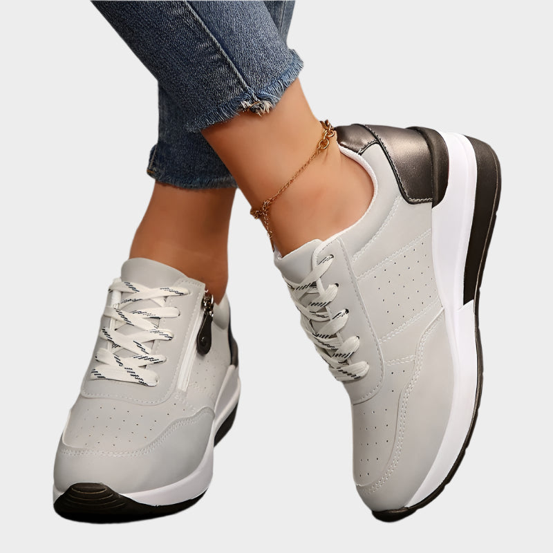 Orthopedic Shoes with Zipper and Thick Sole