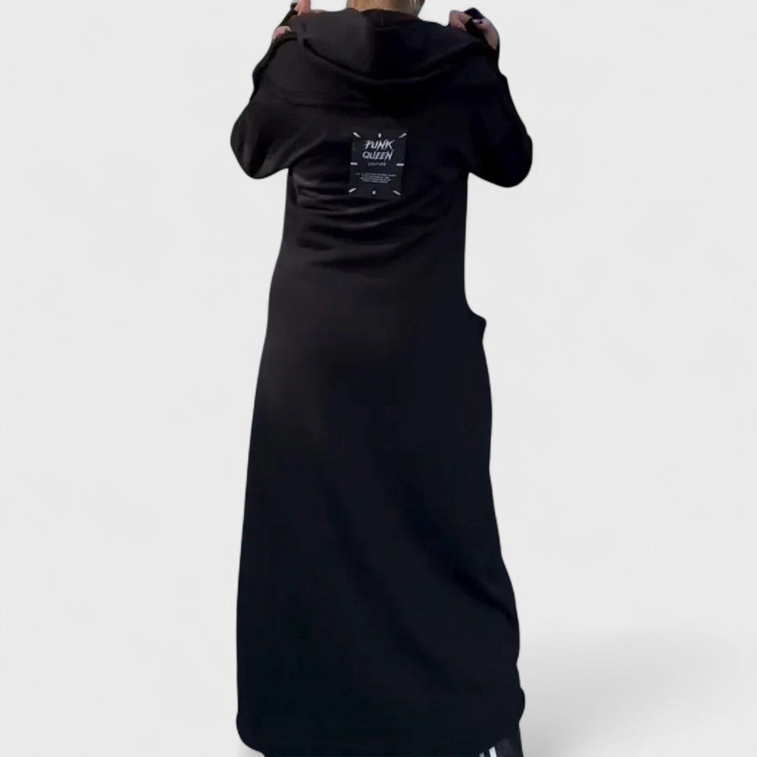 Mana - Long Zip-Up Hoodie in Lightweight, Breathable Fabric