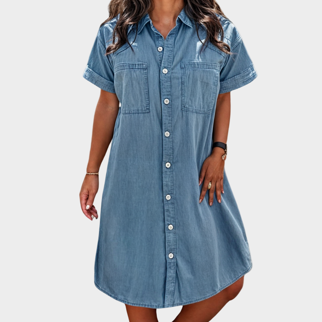 Soft Summer Denim Dress