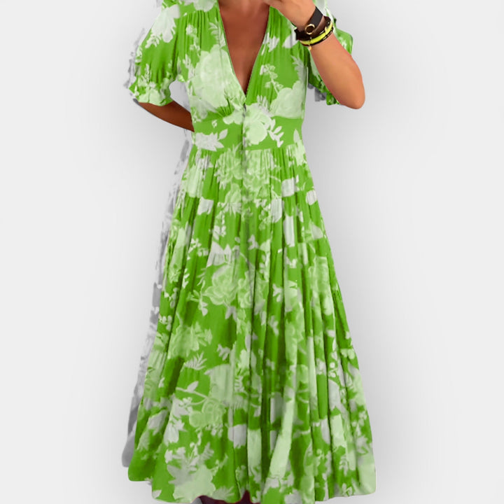 Floral Dress with Pockets