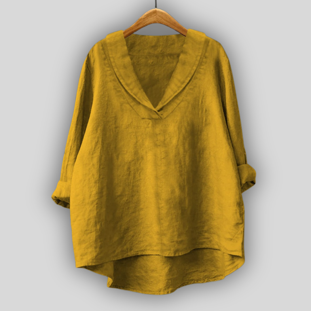 Lined Blouse Gold Aura