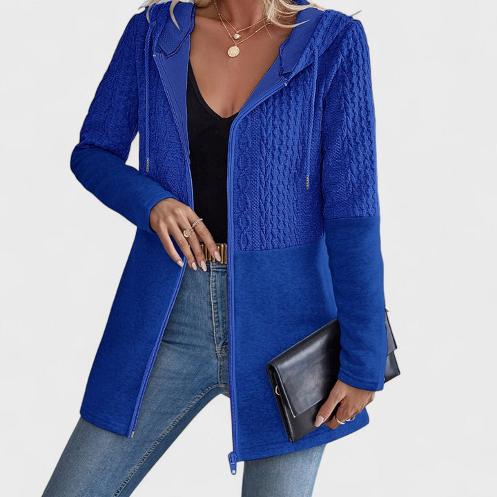 Valentino - Elegant Gray Hoodie Cardigan for Women