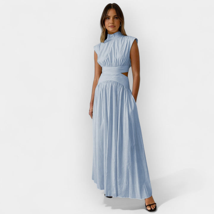 Stiletto dress with cutouts