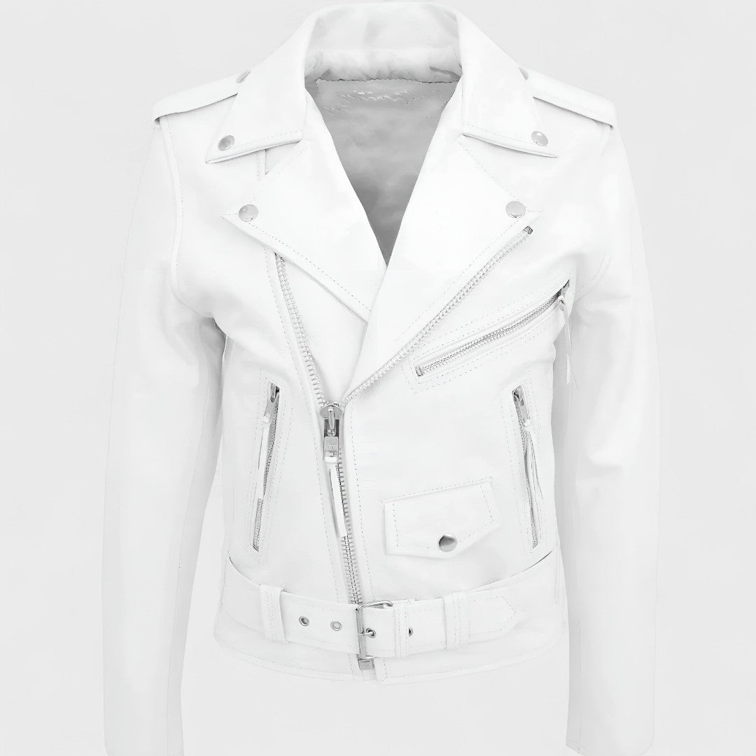 Austin - Classic Biker Leather Jacket