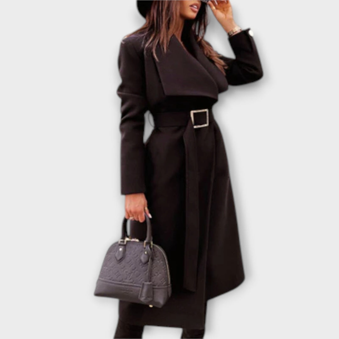 Muriel – Shaped Coat with Belt