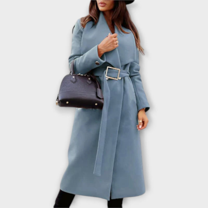 Muriel – Shaped Coat with Belt