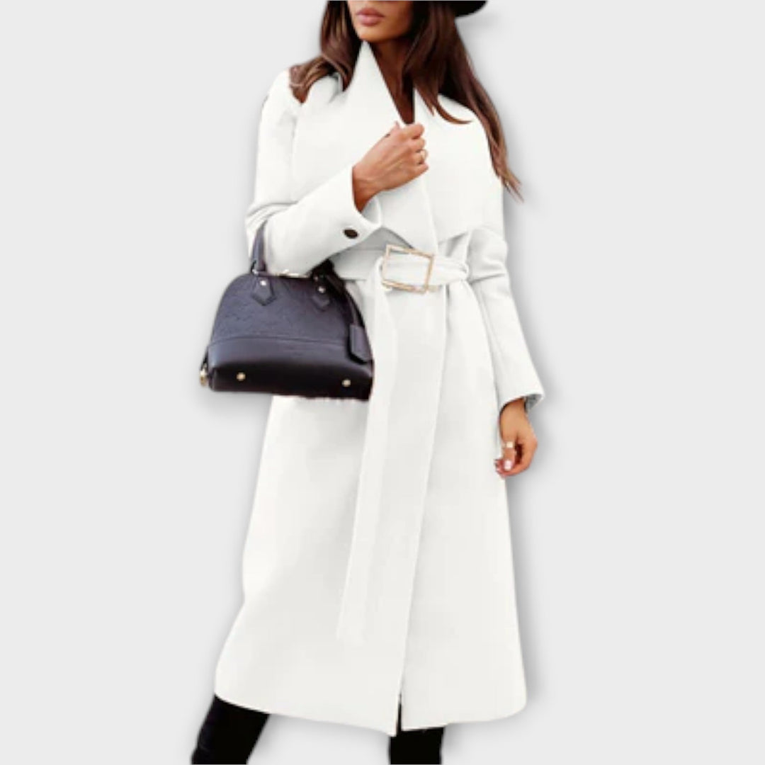 Muriel – Shaped Coat with Belt