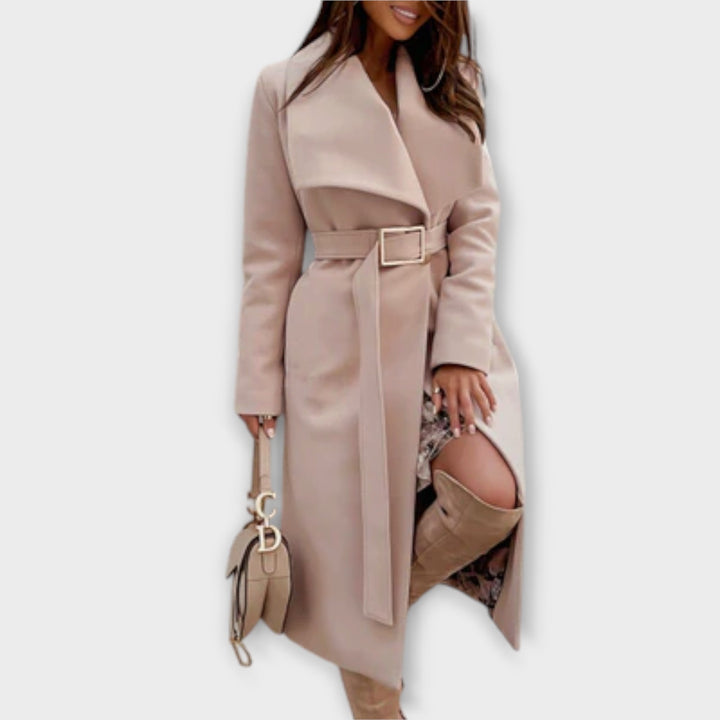 Muriel – Shaped Coat with Belt