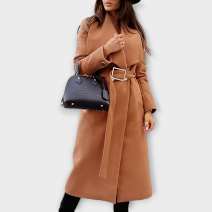 Muriel – Shaped Coat with Belt