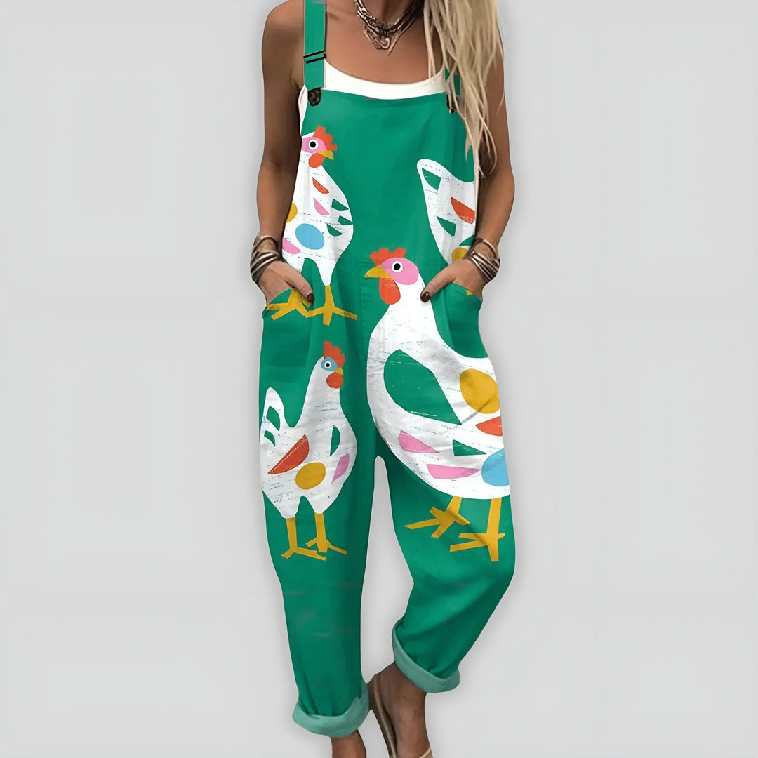 Comfortable and Elegant Jumpsuit with Loose Fit