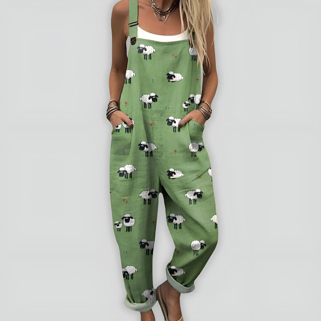 Comfortable and Elegant Jumpsuit with Loose Fit