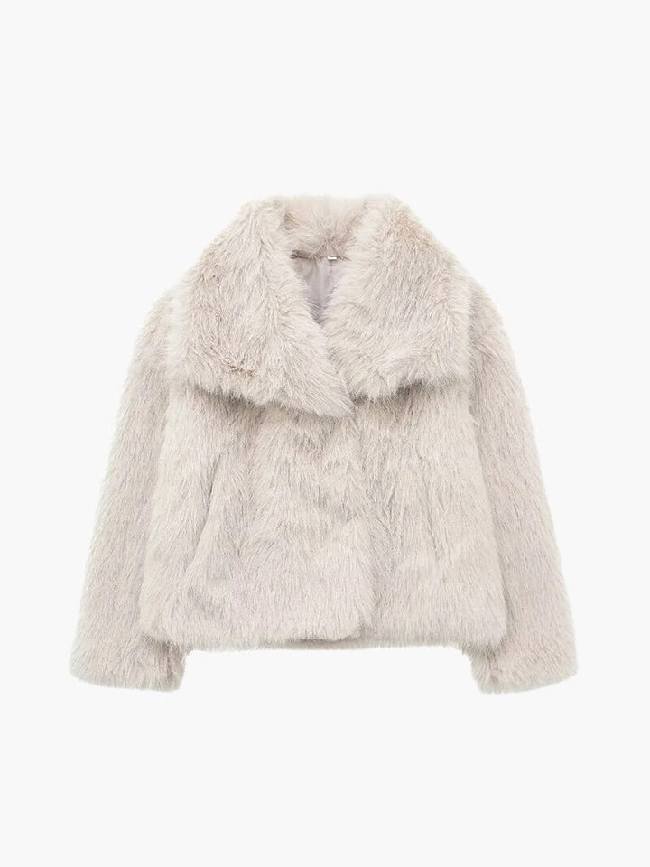 Jenna Synthetic Fur Coat