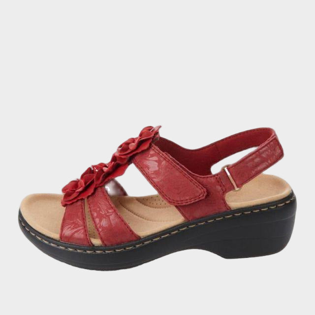 Burgundy Sandals – Orthopedic