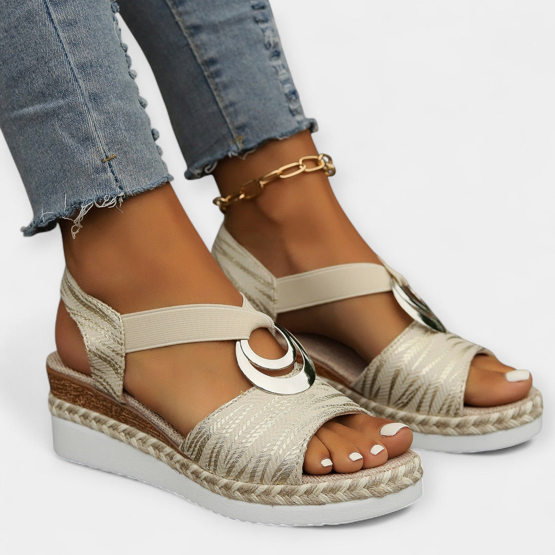 Roman Sandals with Weaving