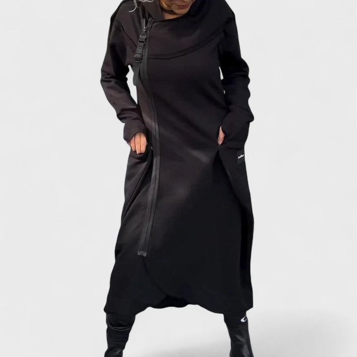 Mana - Long Zip-Up Hoodie in Lightweight, Breathable Fabric