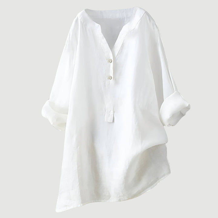 Zarina - Comfortable linen blouse