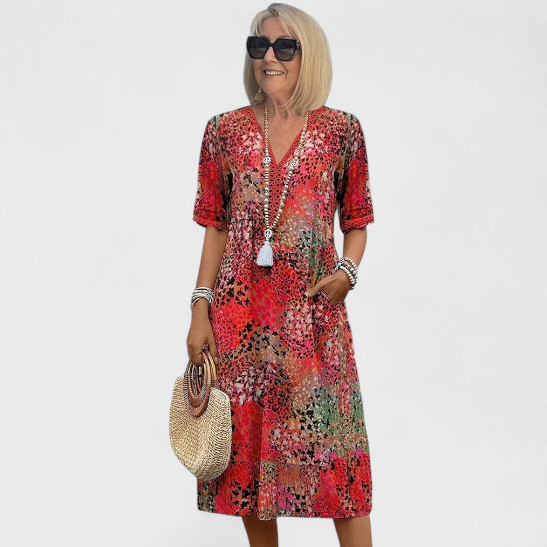 Colette - Vibrant Midi Dress