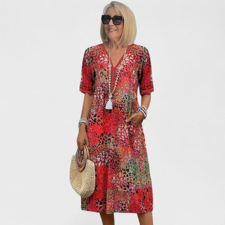 Colette - Vibrant Midi Dress