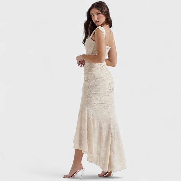 Carisia - Long Blue Dress