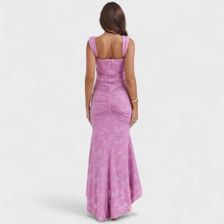 Carisia - Long Blue Dress