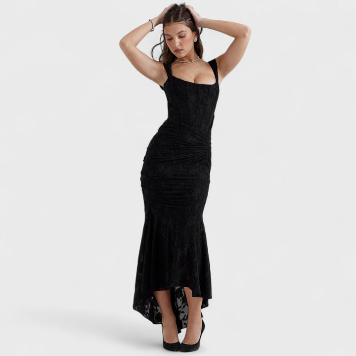 Carisia - Long Blue Dress