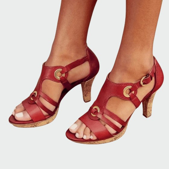 Amara -  Comfortable Heeled Sandals