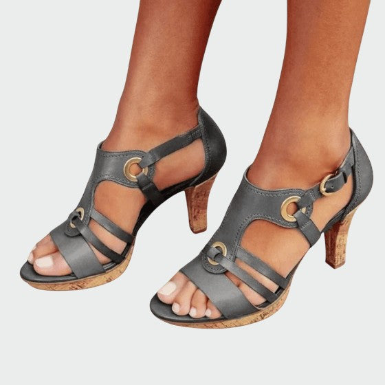 Amara -  Comfortable Heeled Sandals