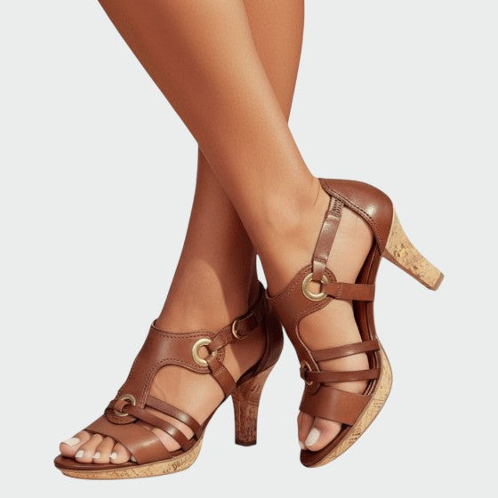 Amara -  Comfortable Heeled Sandals